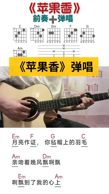 苹果香前奏吉他版苹果香黑大婶翻唱原版-第2张图片-太平洋在线下载